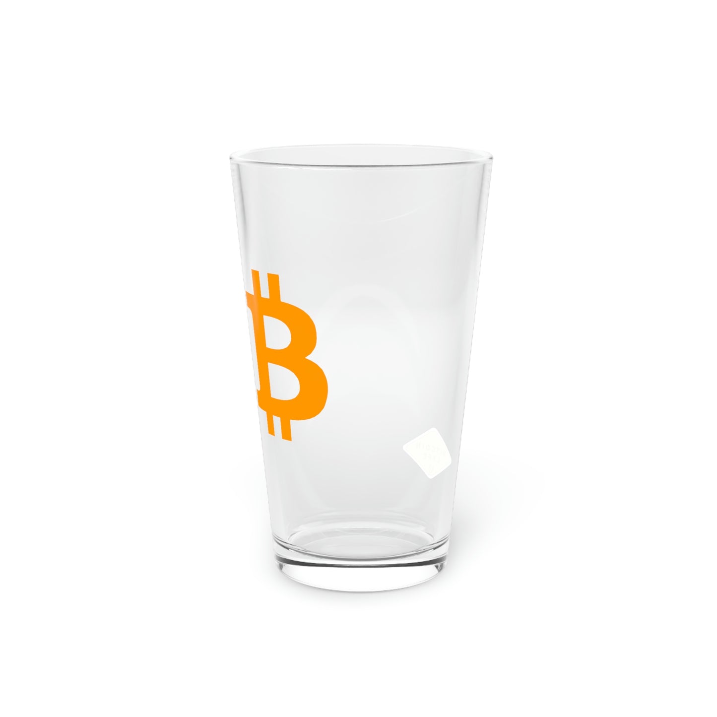 Bitcoin Pint Glass, BTC3