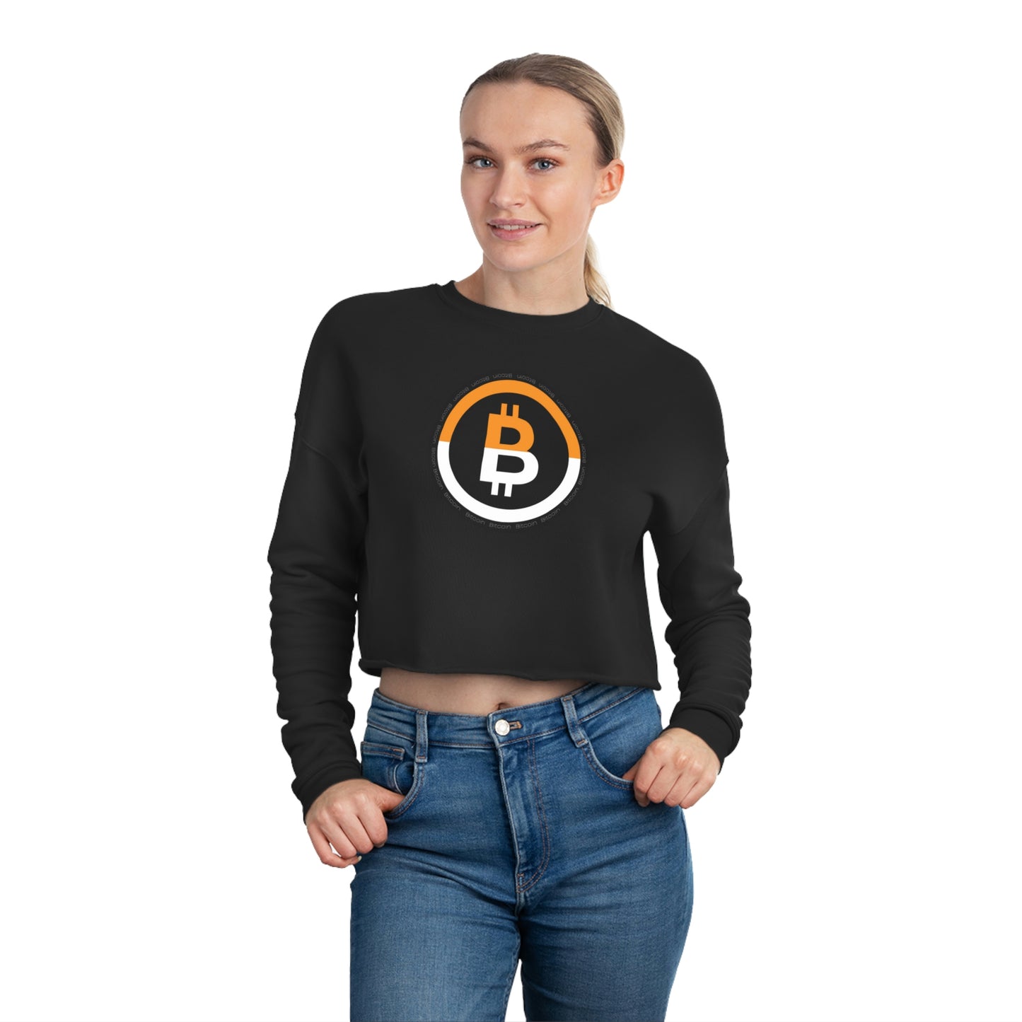 Dual B1 Women's Cropped Sweatshirt