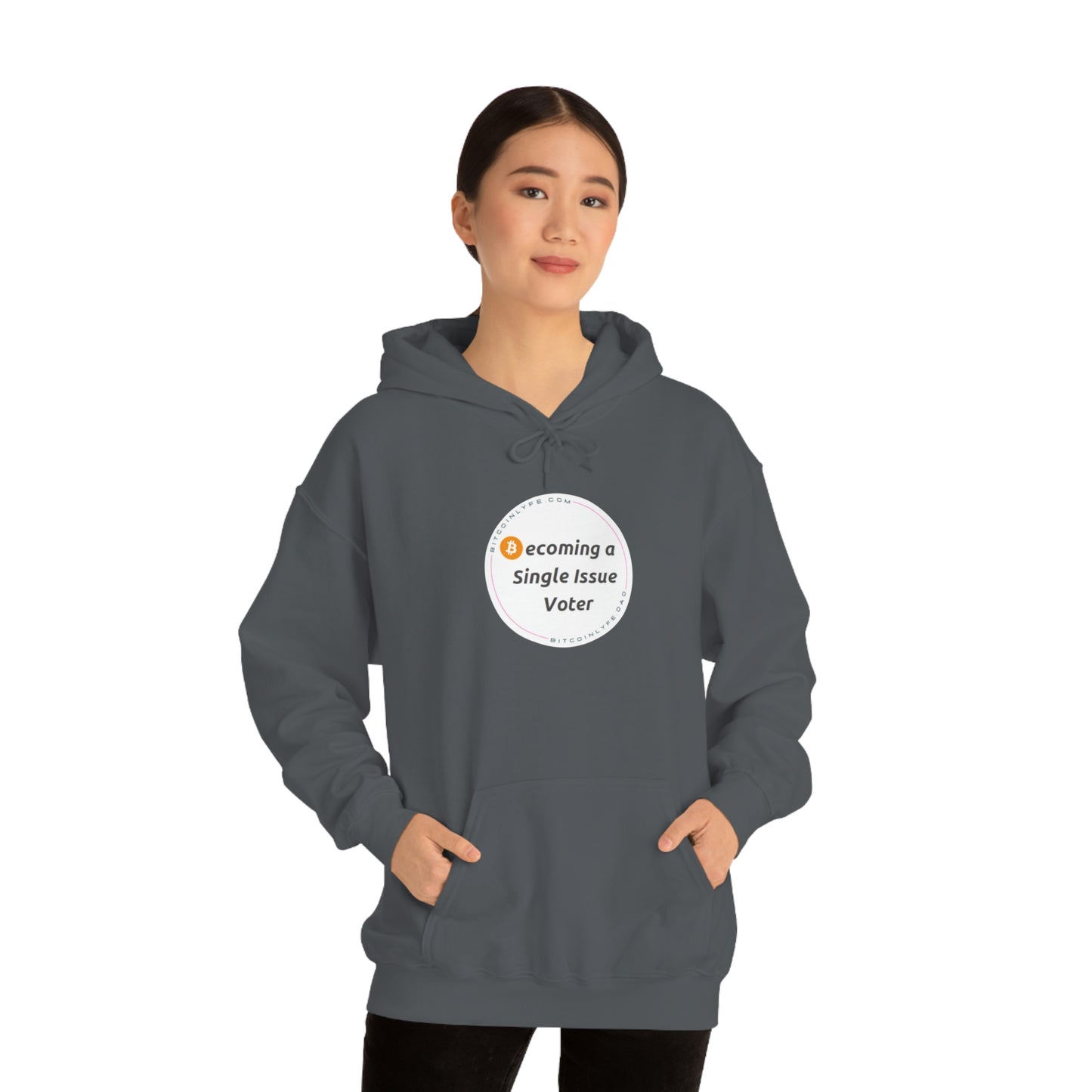 Becoming a Single Issue Voter Hooded Sweatshirt 1