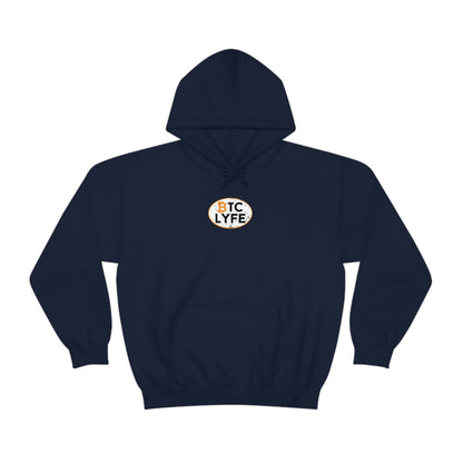 Bitcoin LYFE Oval Hoodie