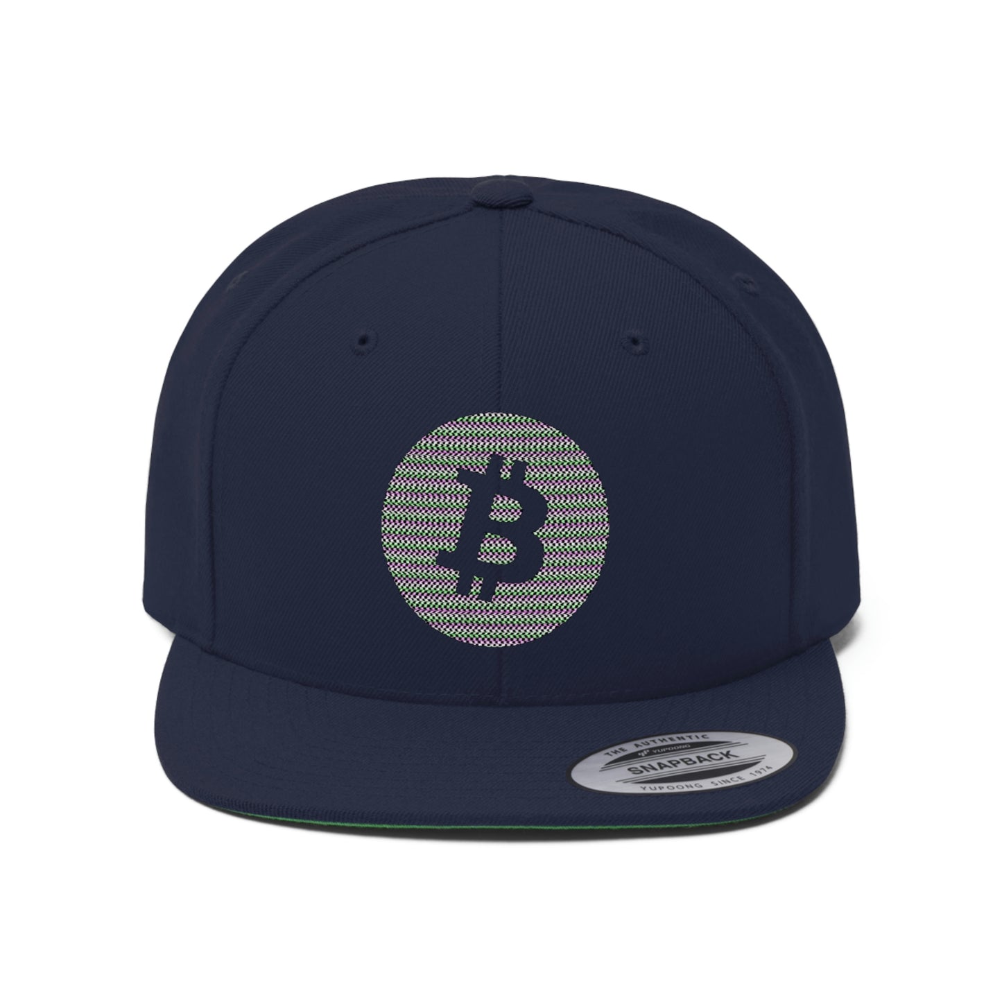 BTC6 Bitcoin Flat Bill Hat, Four Colors