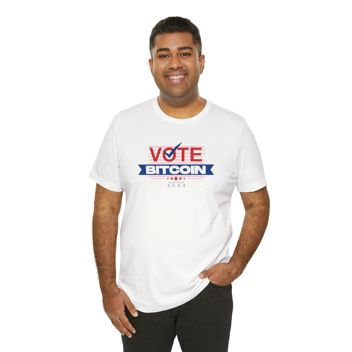 Vote Bitcoin Short Sleeve T-Shirt