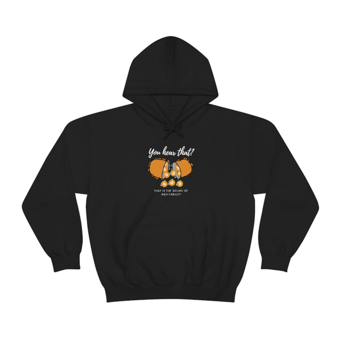 Inevitable Orange Pill Hooded Sweatshirt