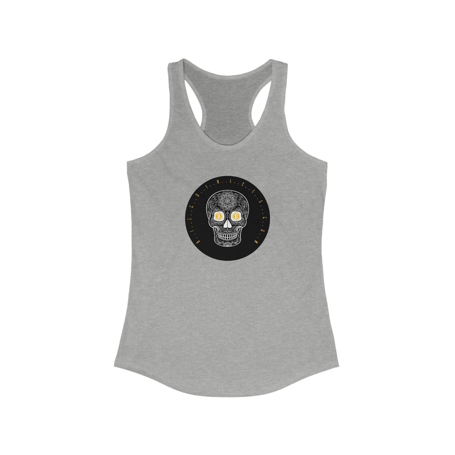 Día de los Muertos BTC Women's Racerback Tank, Ocho