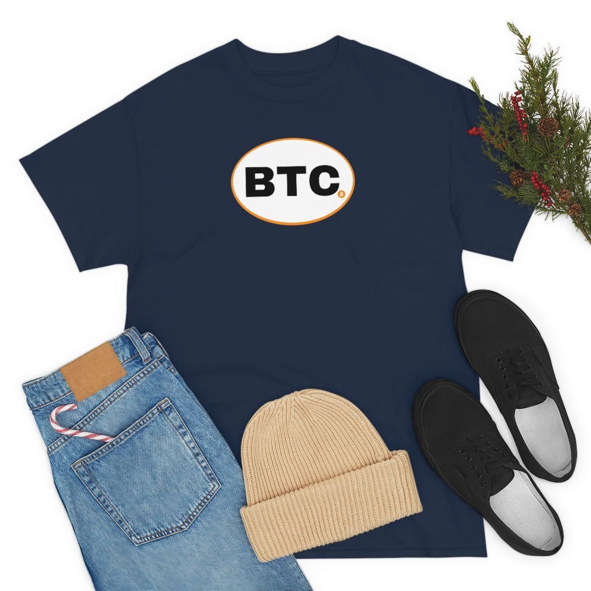 BTC Oval #3 Cotton T-Shirt