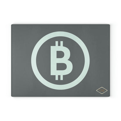 Bitcoin Glass Cutting Board, BTC4