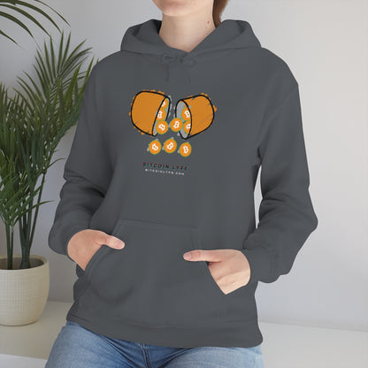 Bitcoin LYFE Orange Pill Hooded Sweatshirt