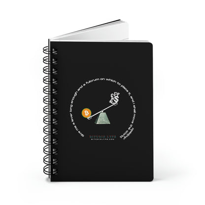 Lever Orange Pill Spiral Bound Journal