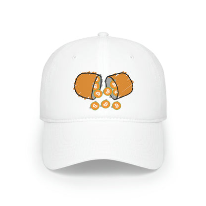 Orange Pill #1 Low Profile Baseball Cap