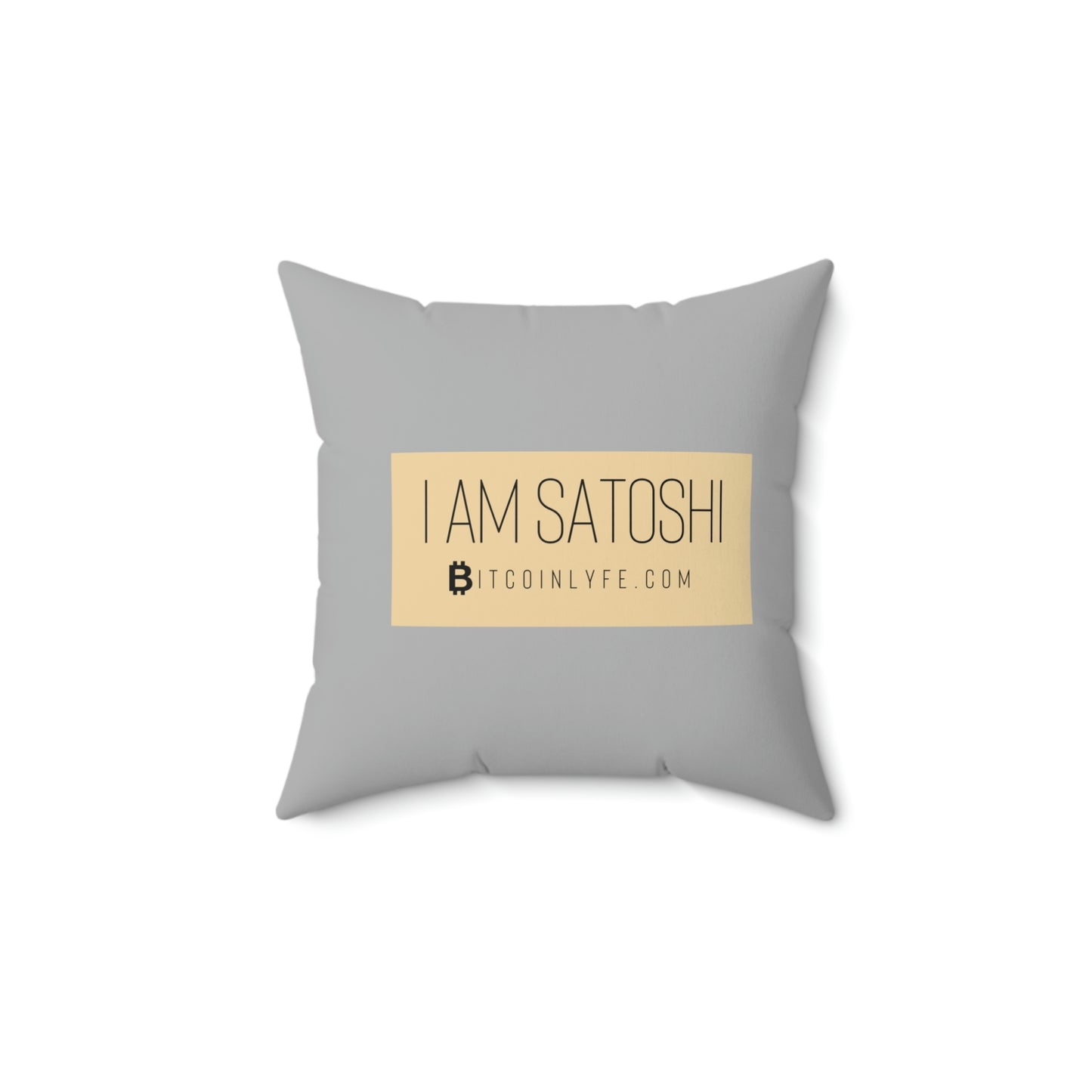 I Am Satoshi Pillow - Four