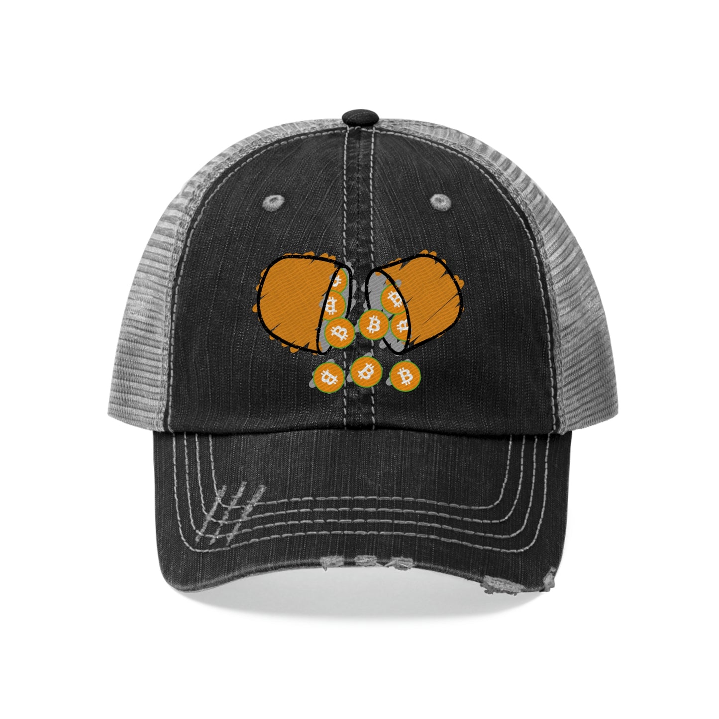 Orange Pill #1 Trucker Hat