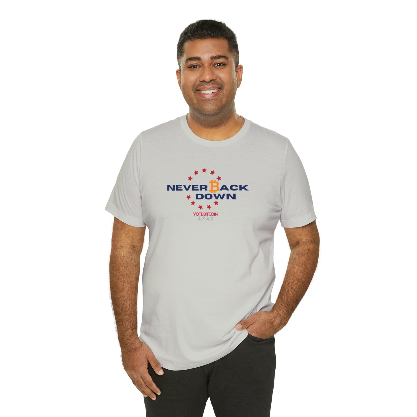 Vote - Bitdesan Short Sleeve T-Shirt