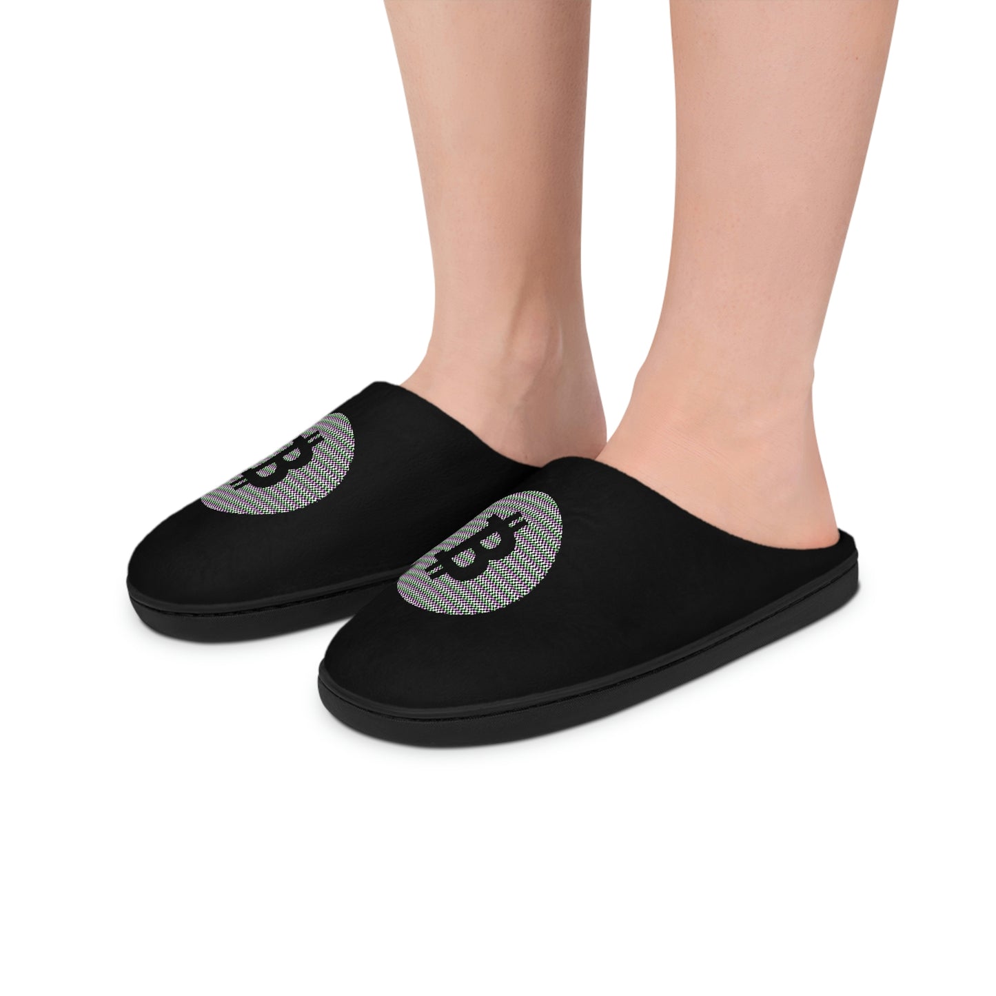 Bitcoin Men's Indoor Slippers, BTC6