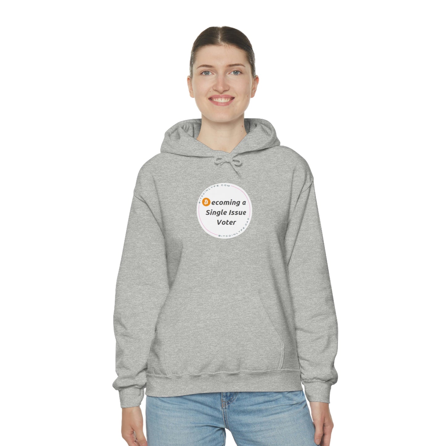 Becoming a Single Issue Voter Hooded Sweatshirt 1