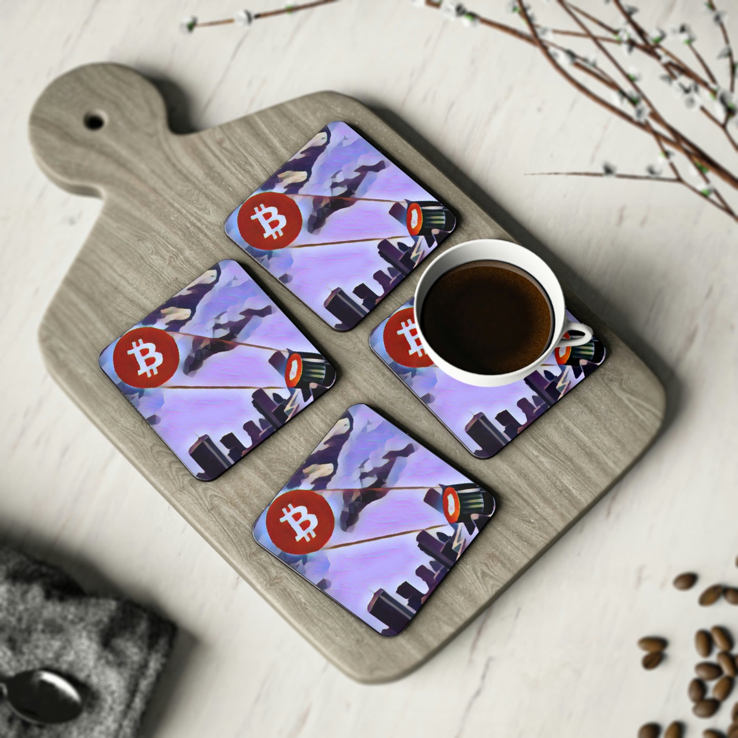 The B Signal Coasters