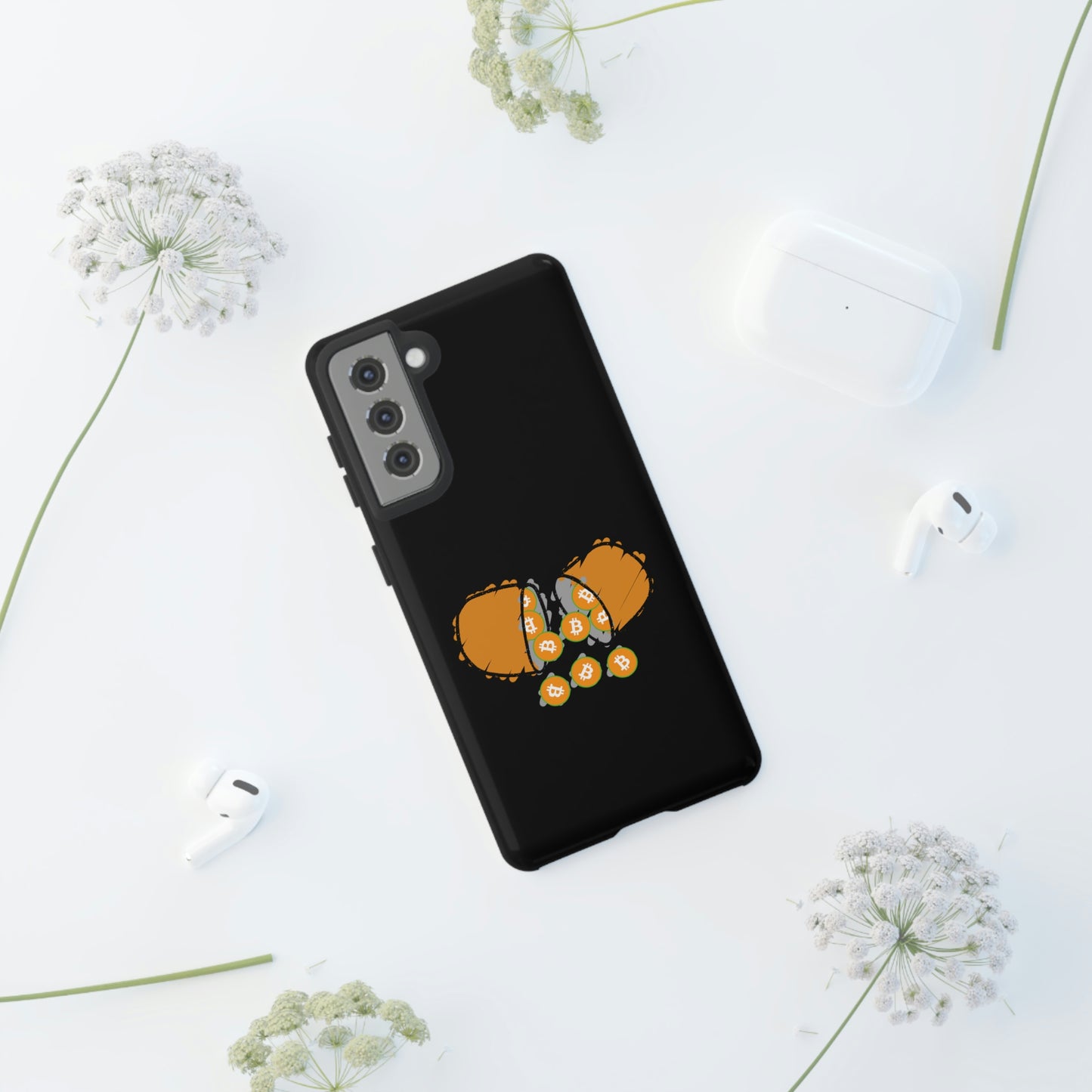 Tough Phone Case - Orange Pill #1