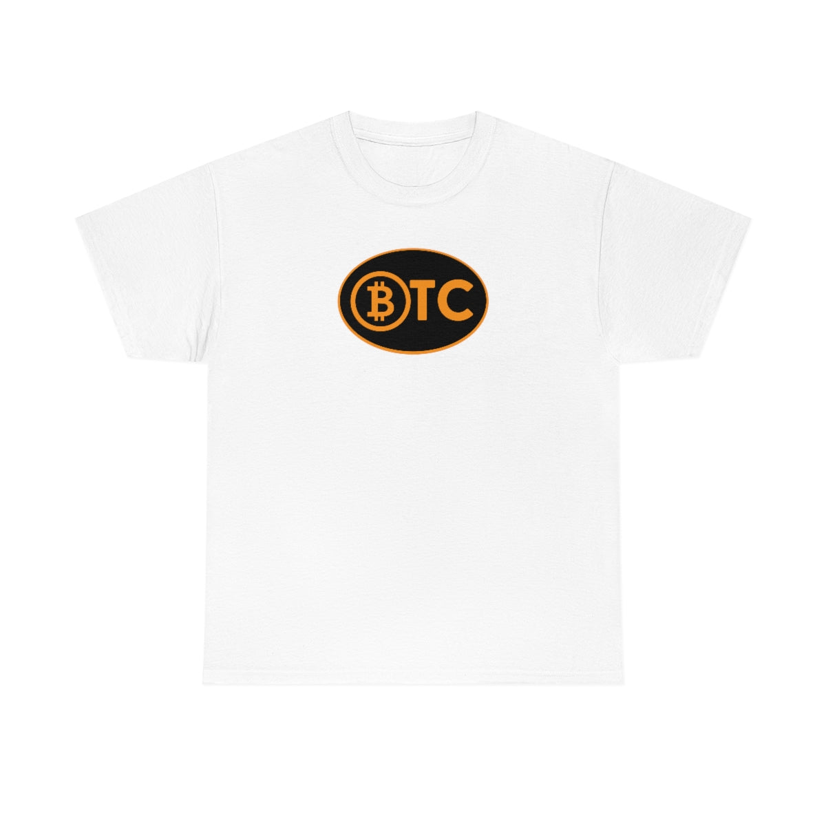 BTC Oval #5 Cotton T-Shirt, Blackout Version