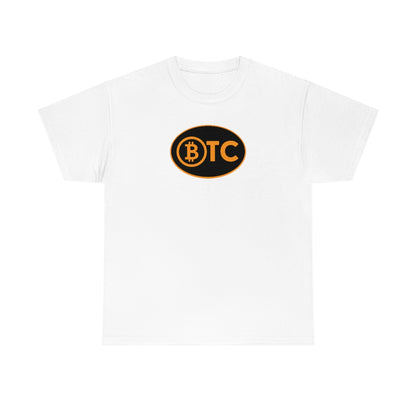 BTC Oval #5 Cotton T-Shirt, Blackout Version