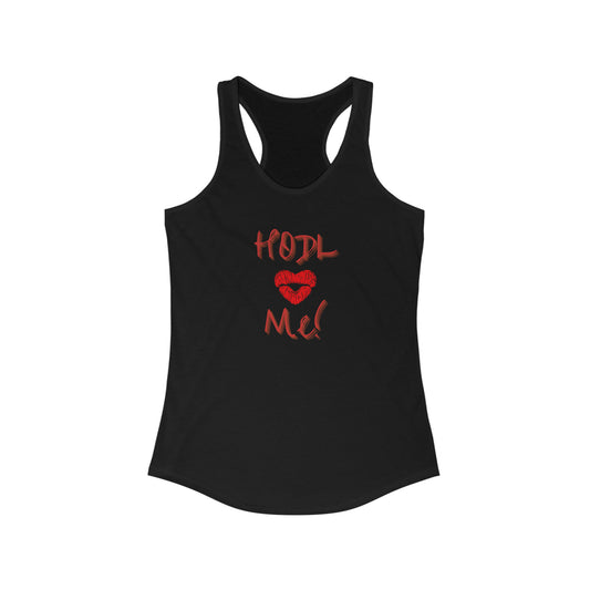 Bitcoin LYFE HODL Me Racerback Tank