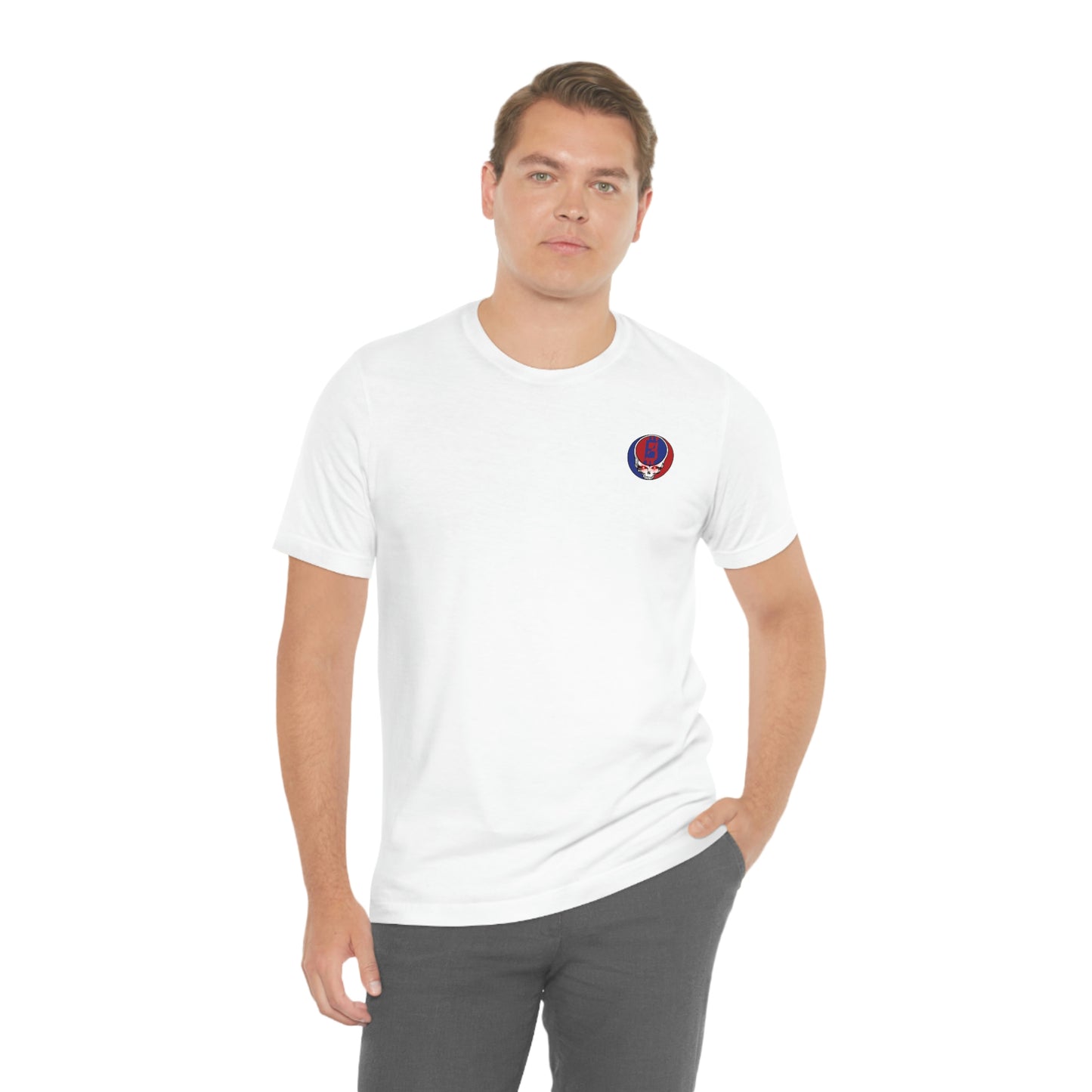 Grateful B Short Sleeve T-Shirt (Upper Left Subtle)