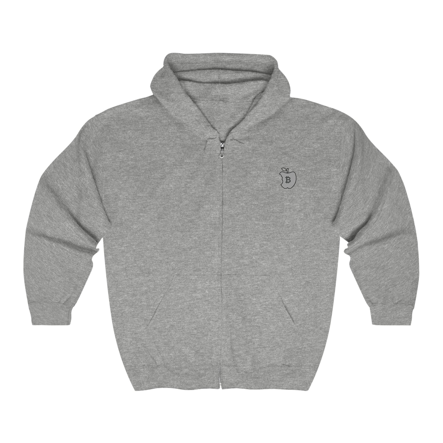 The B Apple Heavy Blend™ Full Zip Hooded Sweatshirt