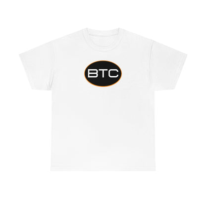 BTC Oval #1 Cotton T-Shirt, Blackout Version