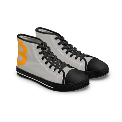 Bitcoin Women's High Top Sneakers, BTC3