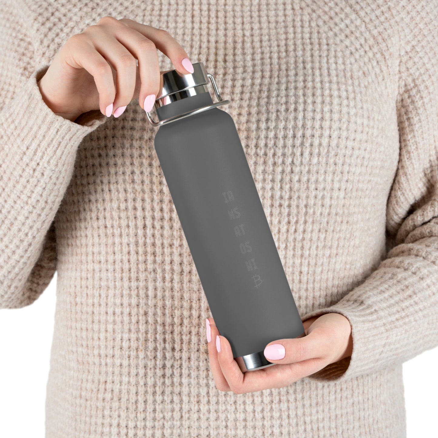 I Am Satoshi 22oz Vacuum Insulated Bottle - Seven