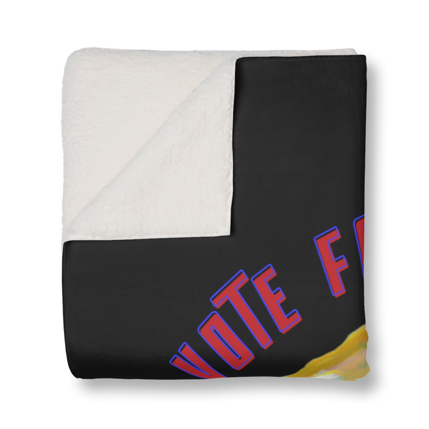 Vote - F*ck Party Lines Sherpa Blanket