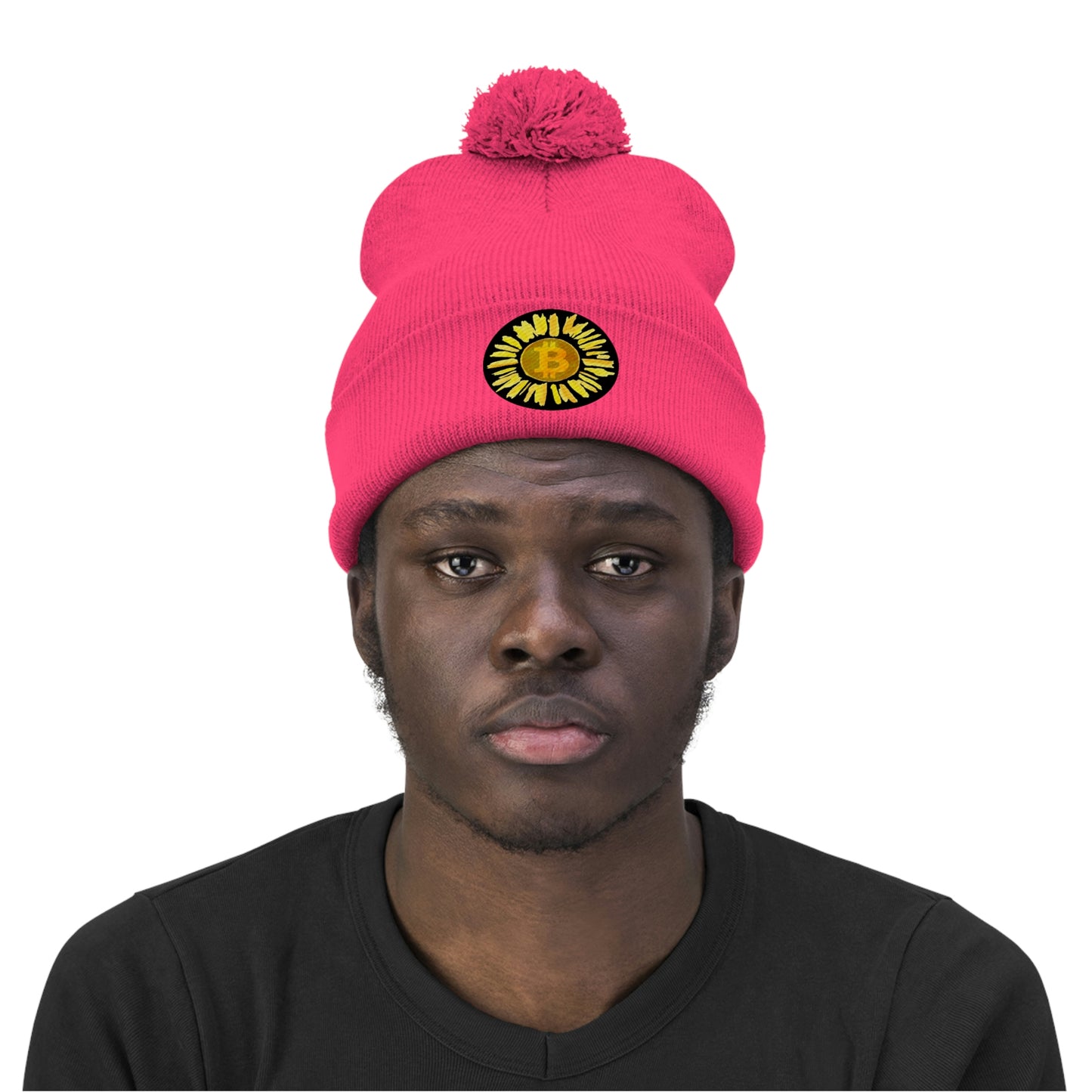 bTC sUN Eight Pom Pom Beanie