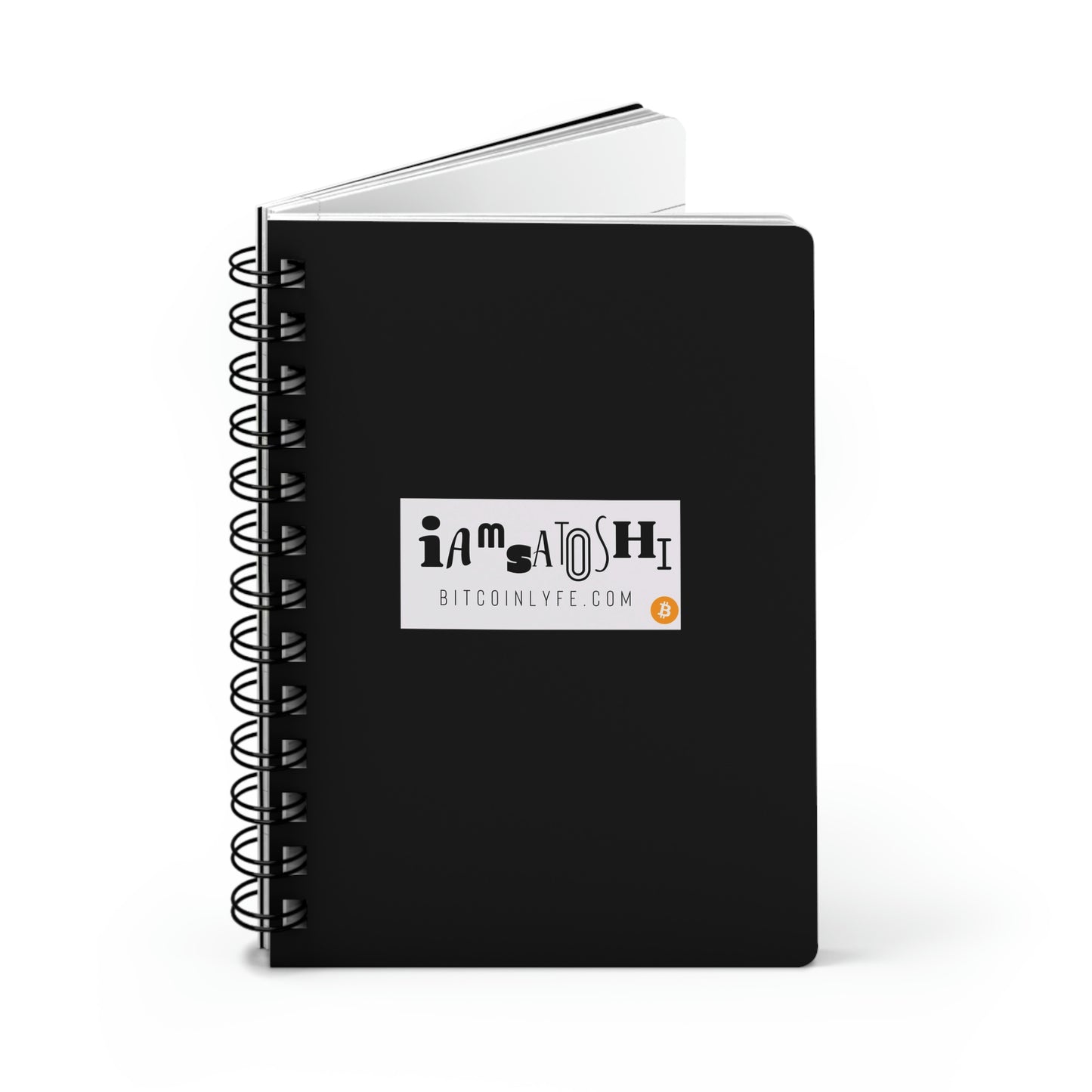 I Am Satoshi Spiral Bound Journal - Two