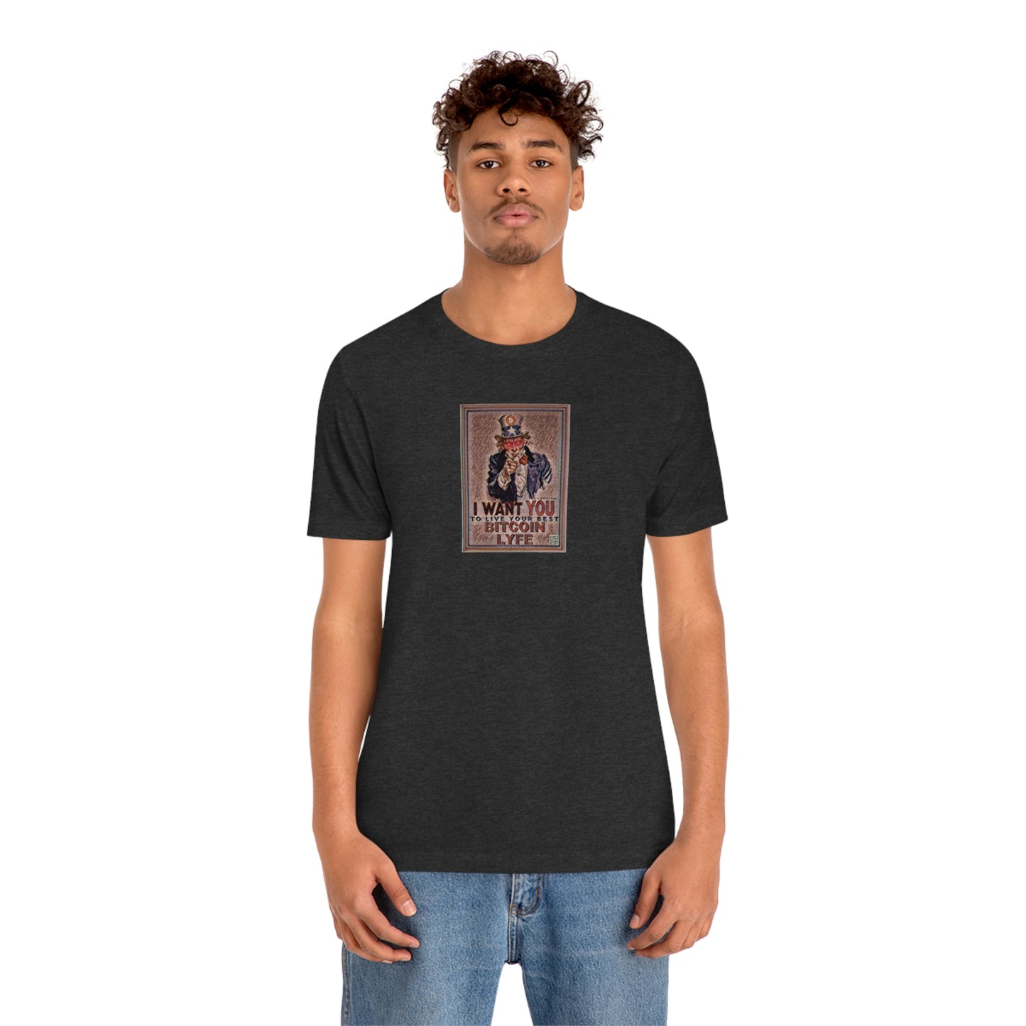 Bitcoin LYFE Uncle Sam T-Shirt