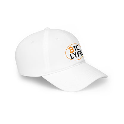 Bitcoin LYFE (Oval) Low Profile Baseball Cap