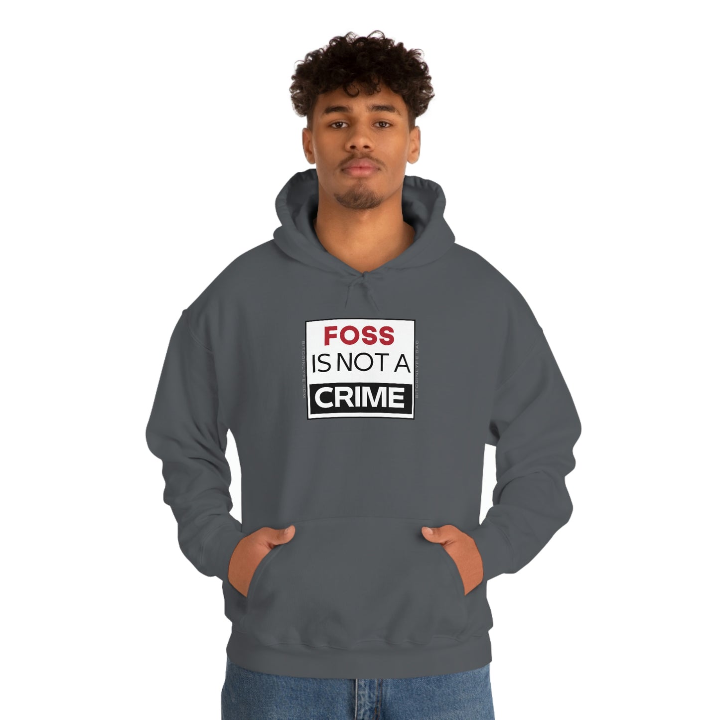 FOSS is Not a Crime Hooded Sweatshirt