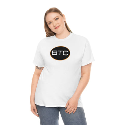 BTC Oval #1 Cotton T-Shirt, Blackout Version