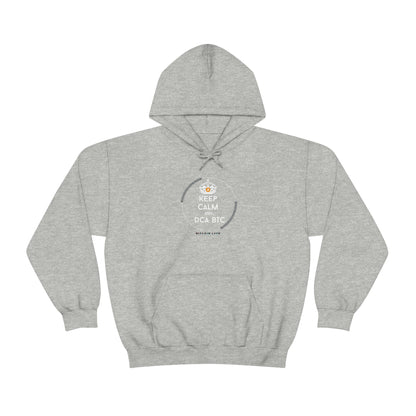 Keep Calm and DCA BTC Hooded Sweatshirt