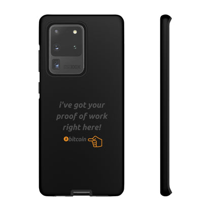 Tough Phone Case - BTC Proof Right Here #4