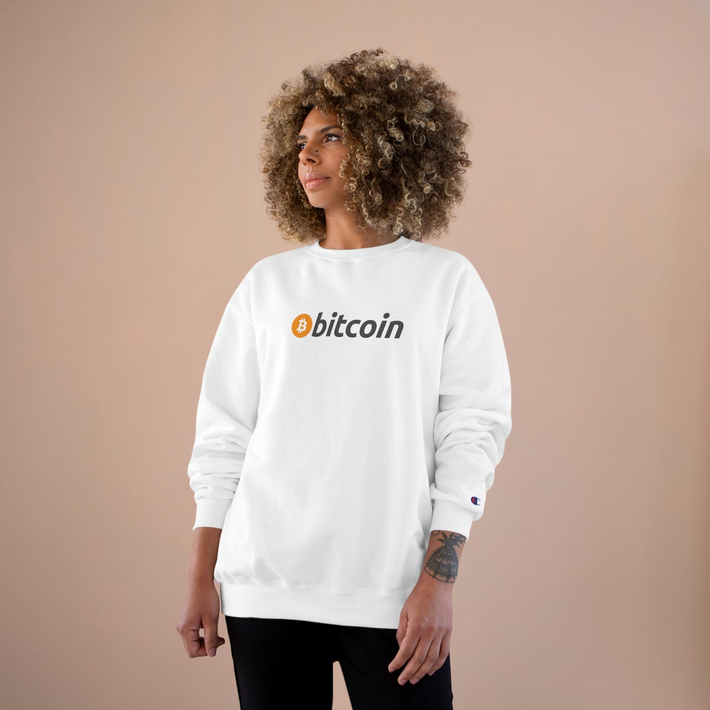 Bitcoin Champion Sweatshirt, BTC1 Horizontal