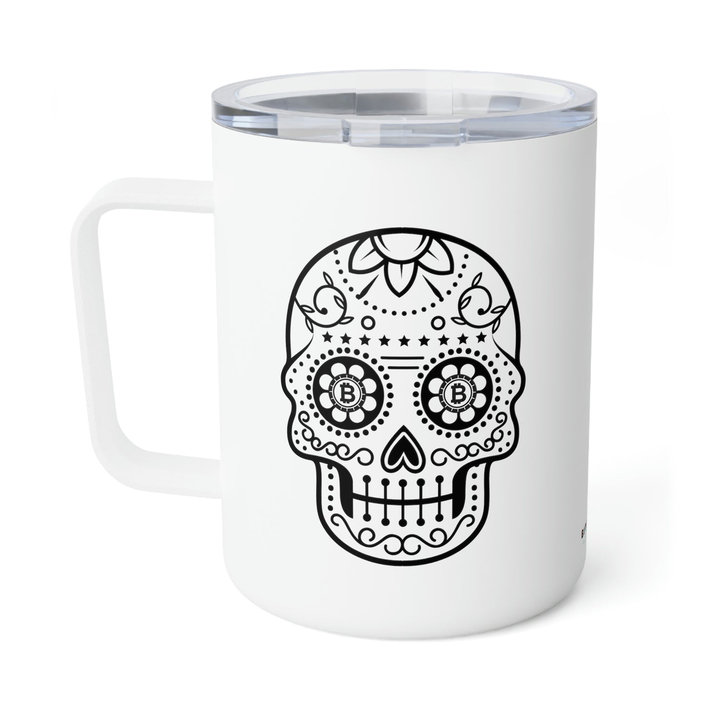 Día de los Muertos BTC 10oz Insulated Coffee Mug, Nueve