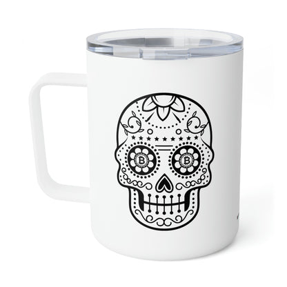 Día de los Muertos BTC 10oz Insulated Coffee Mug, Nueve