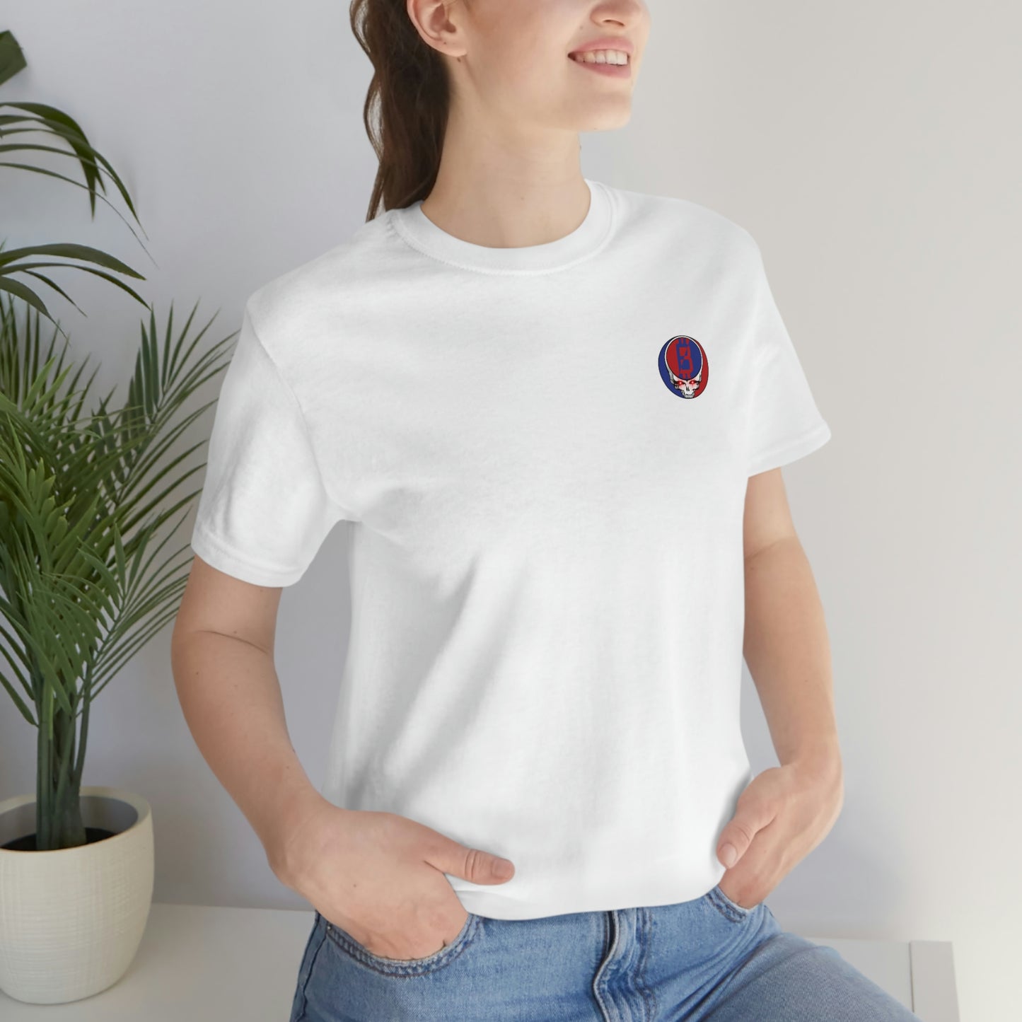 Grateful B Short Sleeve T-Shirt (Upper Left Subtle)