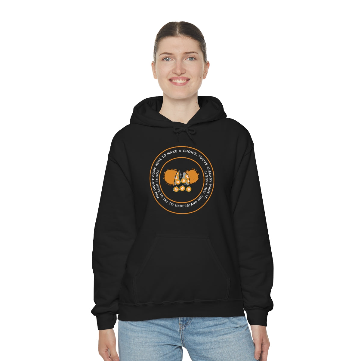 Already Here Orange Pill Hooded Sweatshirt