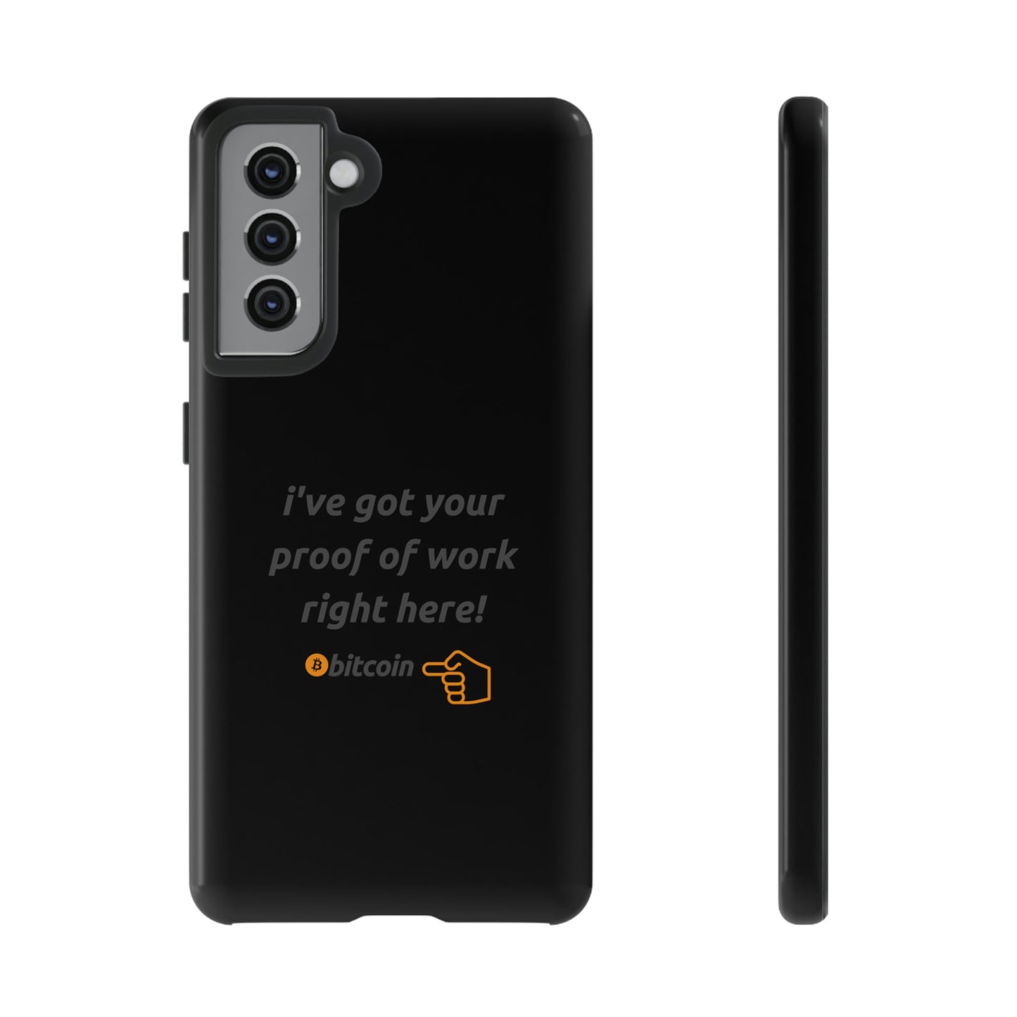 Tough Phone Case - BTC Proof Right Here #4