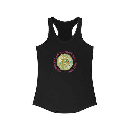 Vote - F*ck Party Lines Racerback Tank