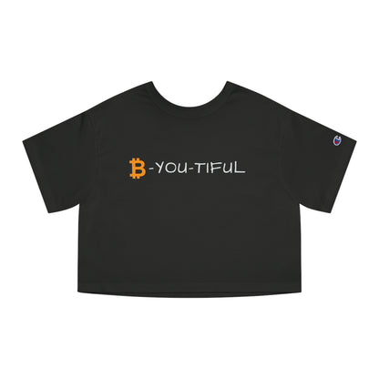 B-You-Tiful Women's Champion Cropped T-Shirt