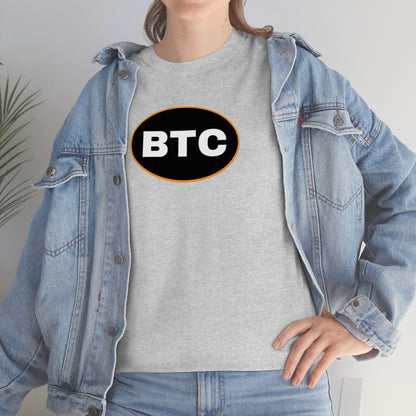 BTC Oval #2 Cotton T-Shirt, Blackout Version