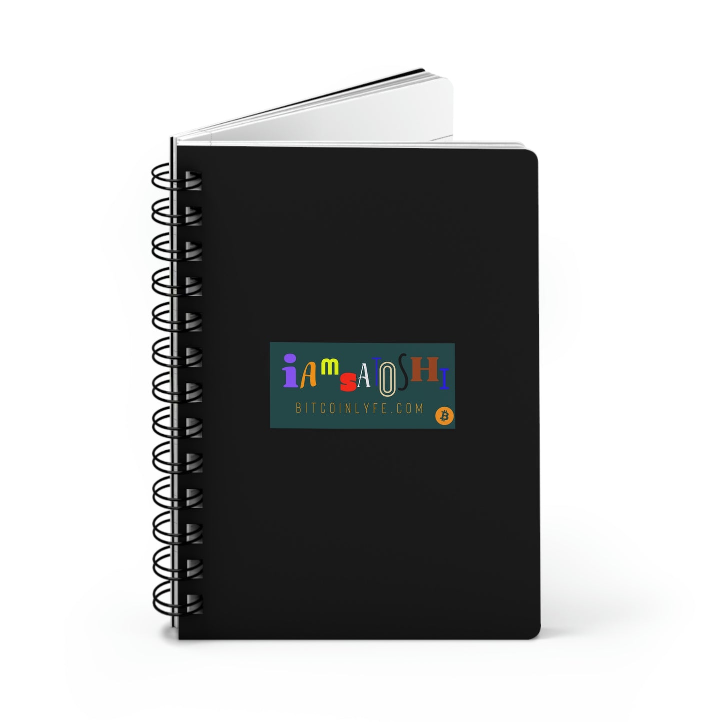 I Am Satoshi Spiral Bound Journal - Three