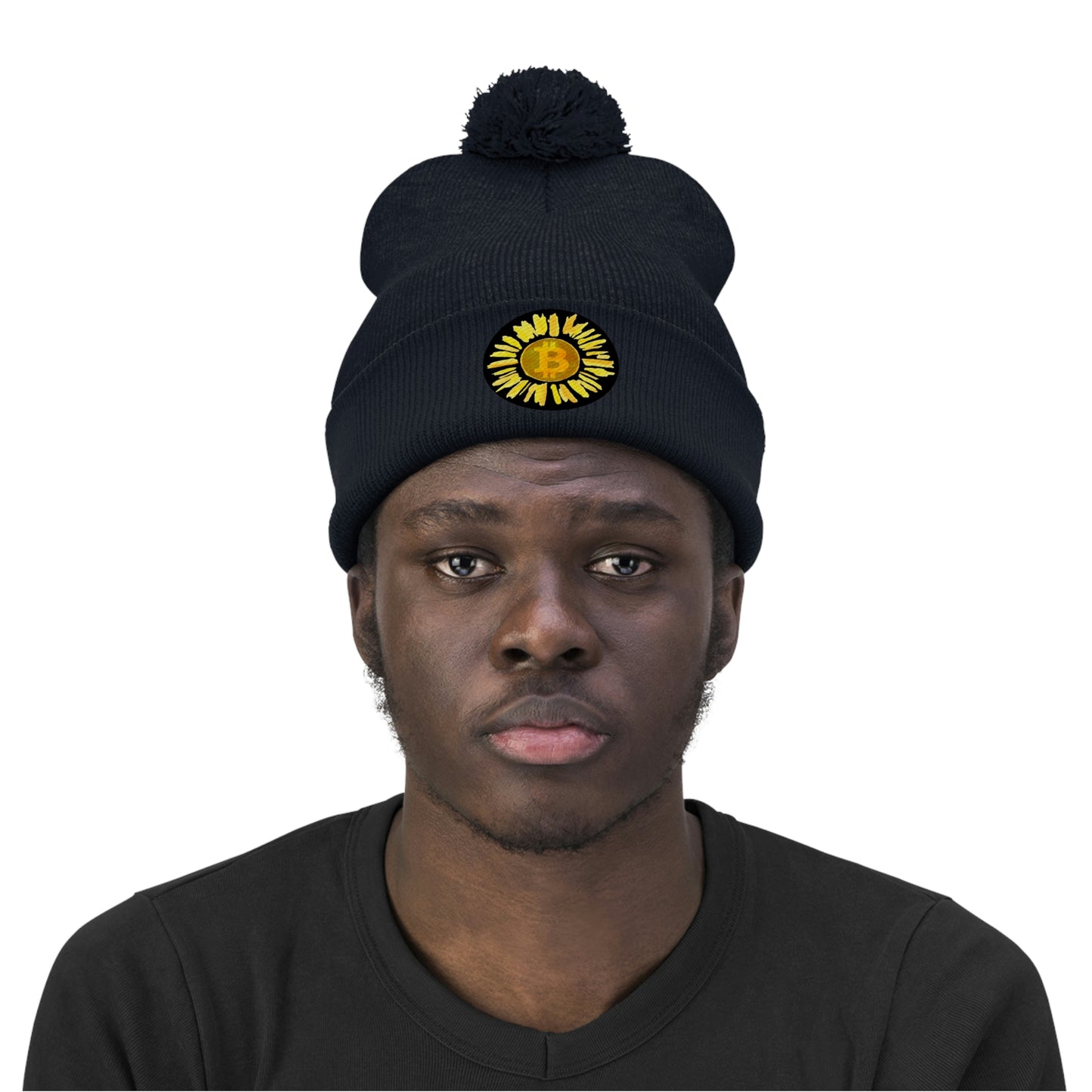 bTC sUN Eight Pom Pom Beanie