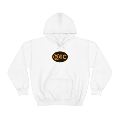 Bitcoin Oval #5 Hoodie, Blackout Version