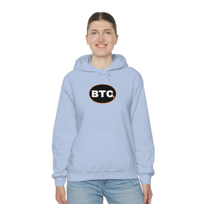 Bitcoin Oval #3 Hoodie, Blackout Version